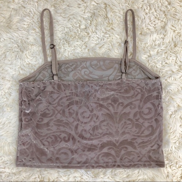 Velvet crop top - Picture 2 of 2